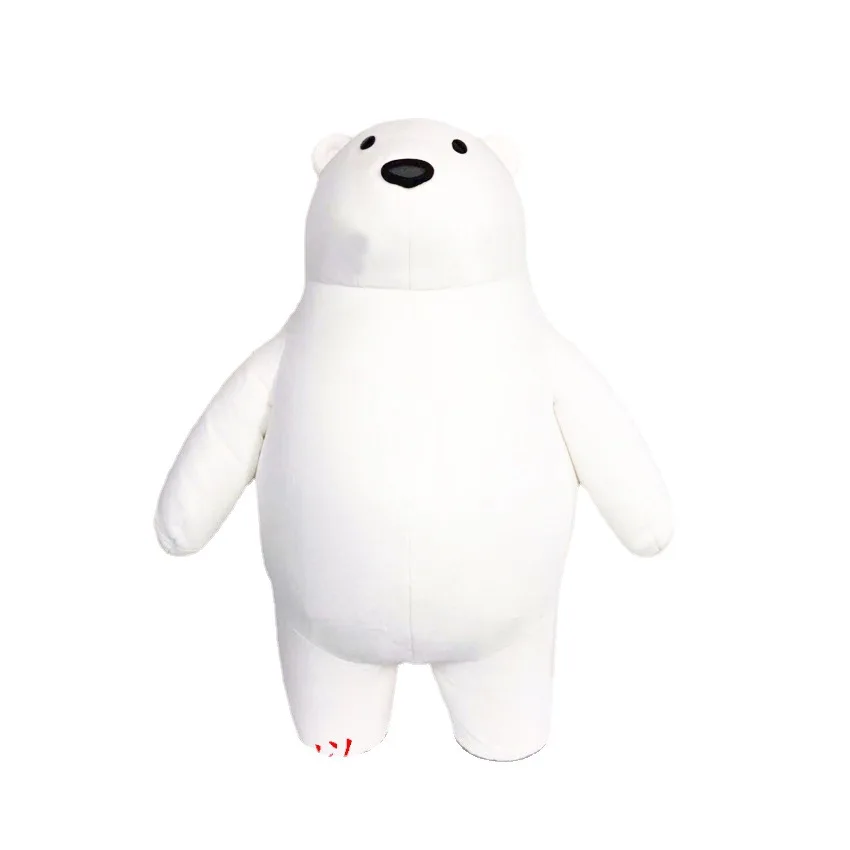 Wholesale Free Size 100% Polyester  210T White bear Inflatable Costume suit