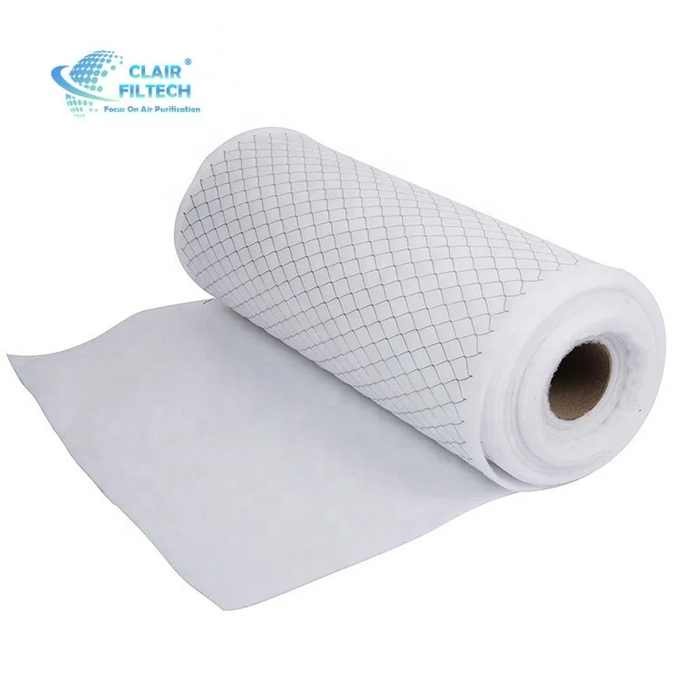 New Air Conditioning Wholesale Metal Mesh Polyester Synthetic Fibre G4 Pre Pleated Air Filter Media Roll