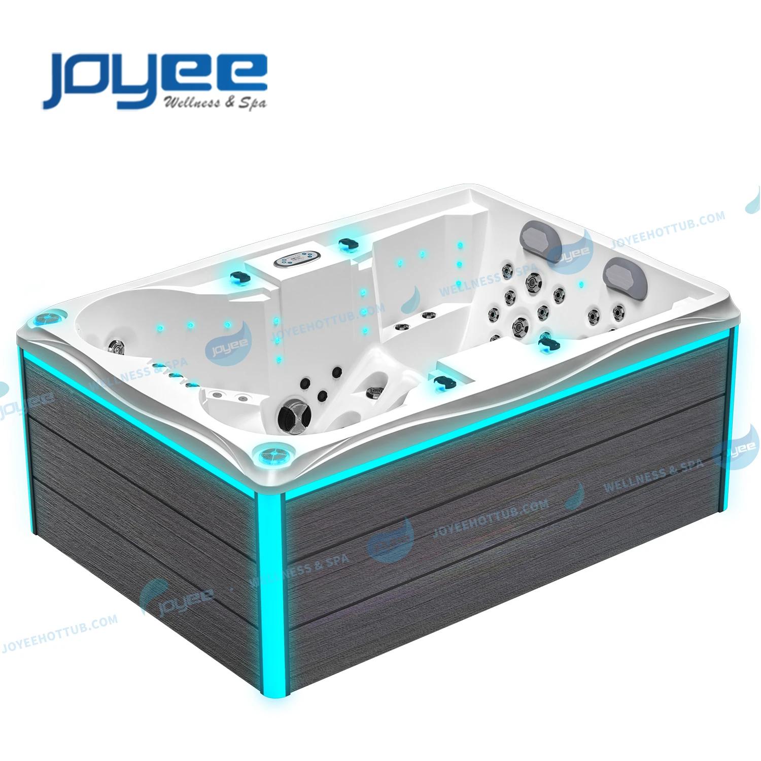 JOYEE Hot tub jacuzzis outdoor spa 4 person for sale cheap price garden gazebo luxury acrylic jet whirlpool massage bathtub