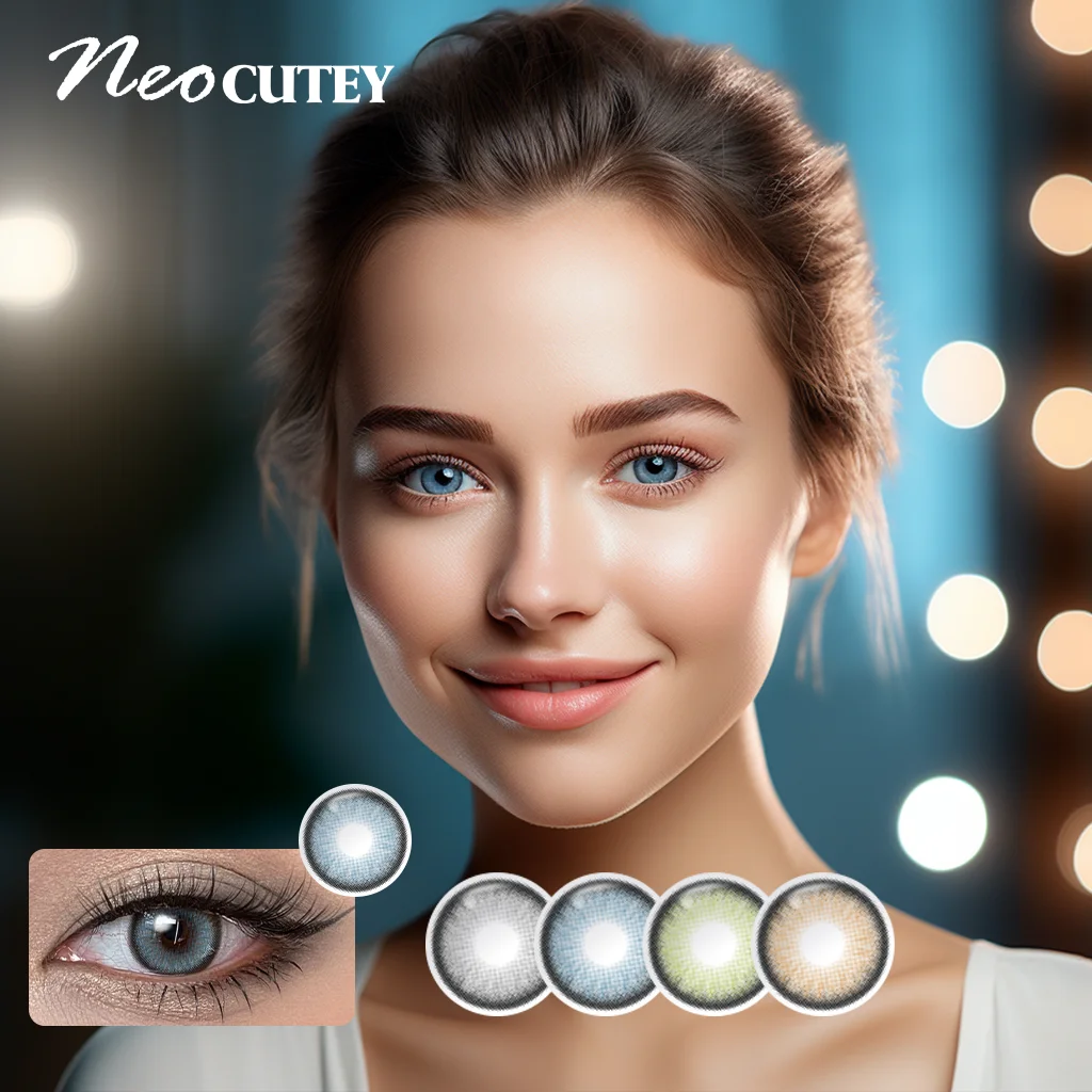 yearly cosmetics soft colored eye contacts makeup wholesale big eye contact lens color contact lens