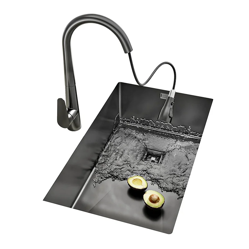 Luxury Modern Multifunctional Smart Handmade Bathroom Toilet Kitchen Laundry Dining Dishwasher Large Stainless Steel Sink