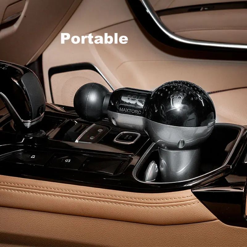 Global Patented massageador pro portable small heat therapy vibration muscle pocket mini massage gun with case and screen