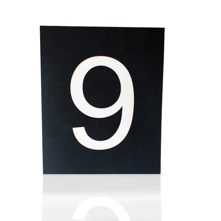 3mm black pvc foam Photo booth props event number signs