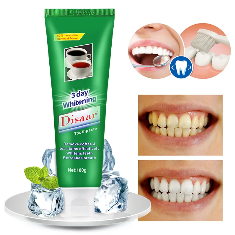Teeth Whitening Toothpaste 3 Day Remove Tea Stains Coffee Stains Anti-cavity Toothpaste