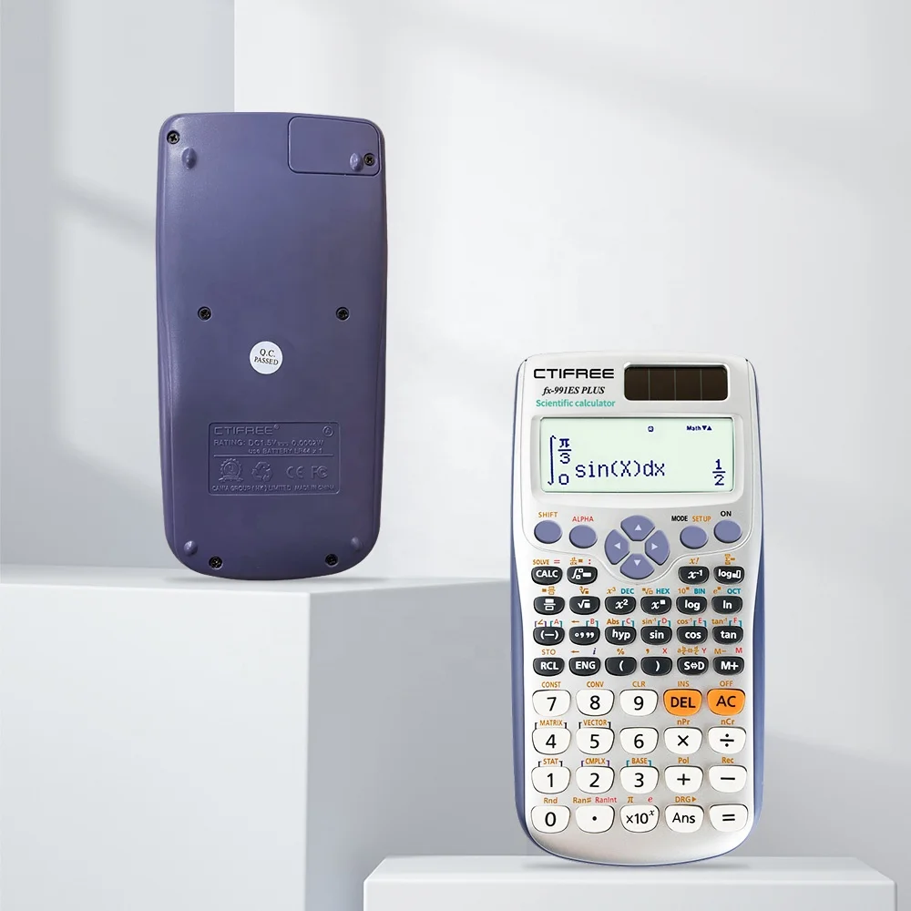 Fx991es Calculator School Multifunctional Scientific 10+2 Digits Custom Mathematical