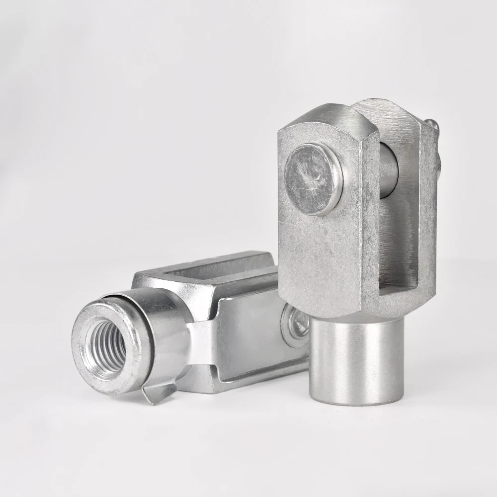 Female Thread Metal M6 M8 M10 Y Joint Pneumatic Air Cylinder Piston Rod Clevis With DIN 71752