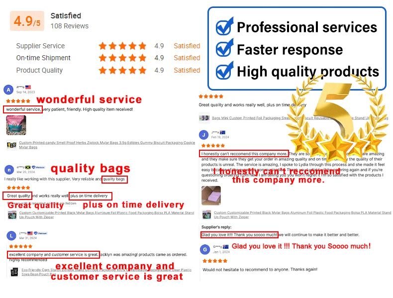 Wholesale 3.5G Package Baggies Resealable Smell Proof Bag Custom 3.5 Mylar Bags