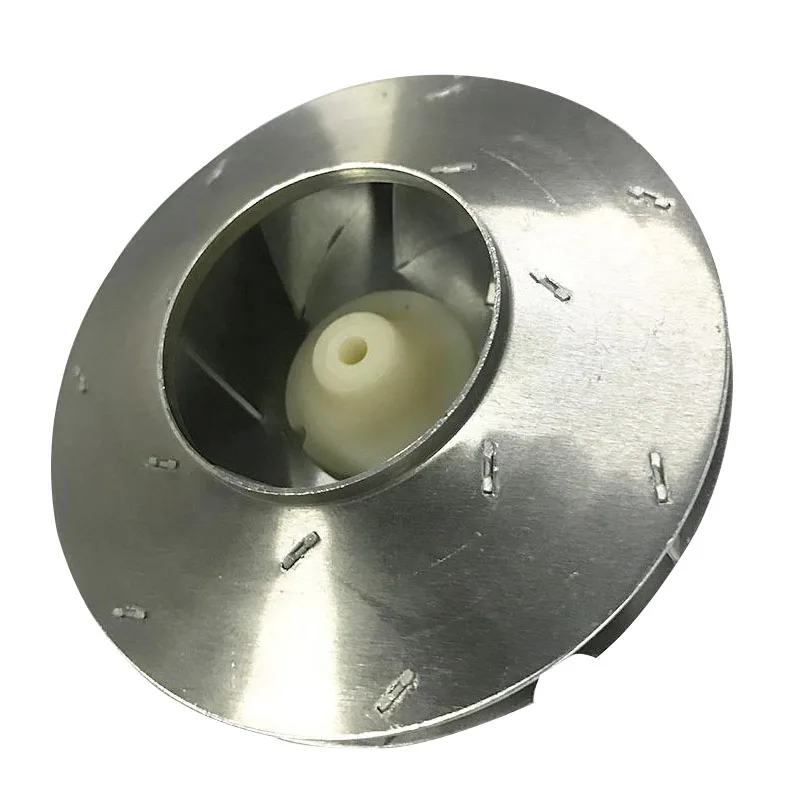 56mm mini Aluminum alloy impeller Hot sale aluminum fan impeller for burning machine fan blade