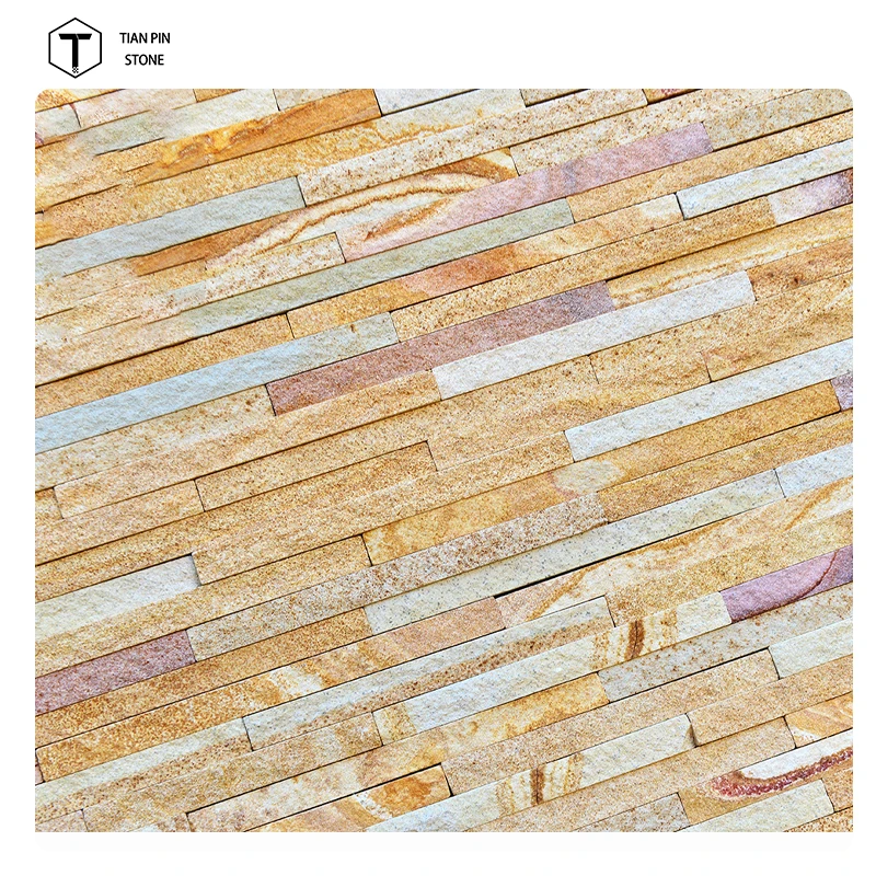 Elegant Classic Colored Sandstone Cultural Stone decorative interior culture stone wall facing stone panels