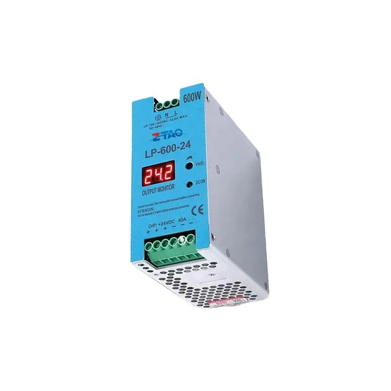 Meanwell din rail  led  power supply LP-600-24 220v dc output Power supply outdoors 24v 48v for 24v  Led drivers