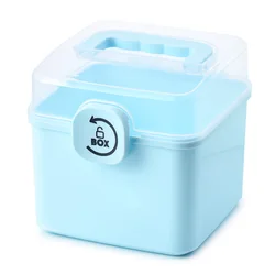 MultiFunctional Large Capacity Pill Case Plastic First Aid Kit Container Family Emergency Medicine Storage Organizer With Handle