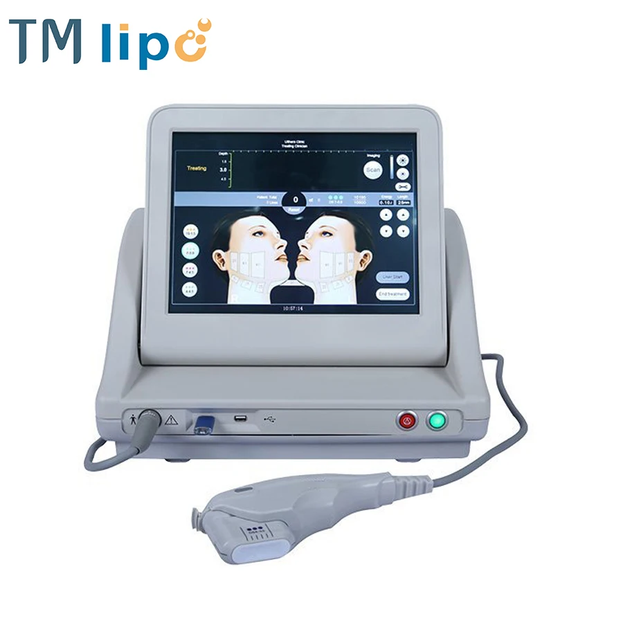 SMAS lifting skin tightening body slimming real hifu high intensity hifu ultrasound machine for spa center factory price