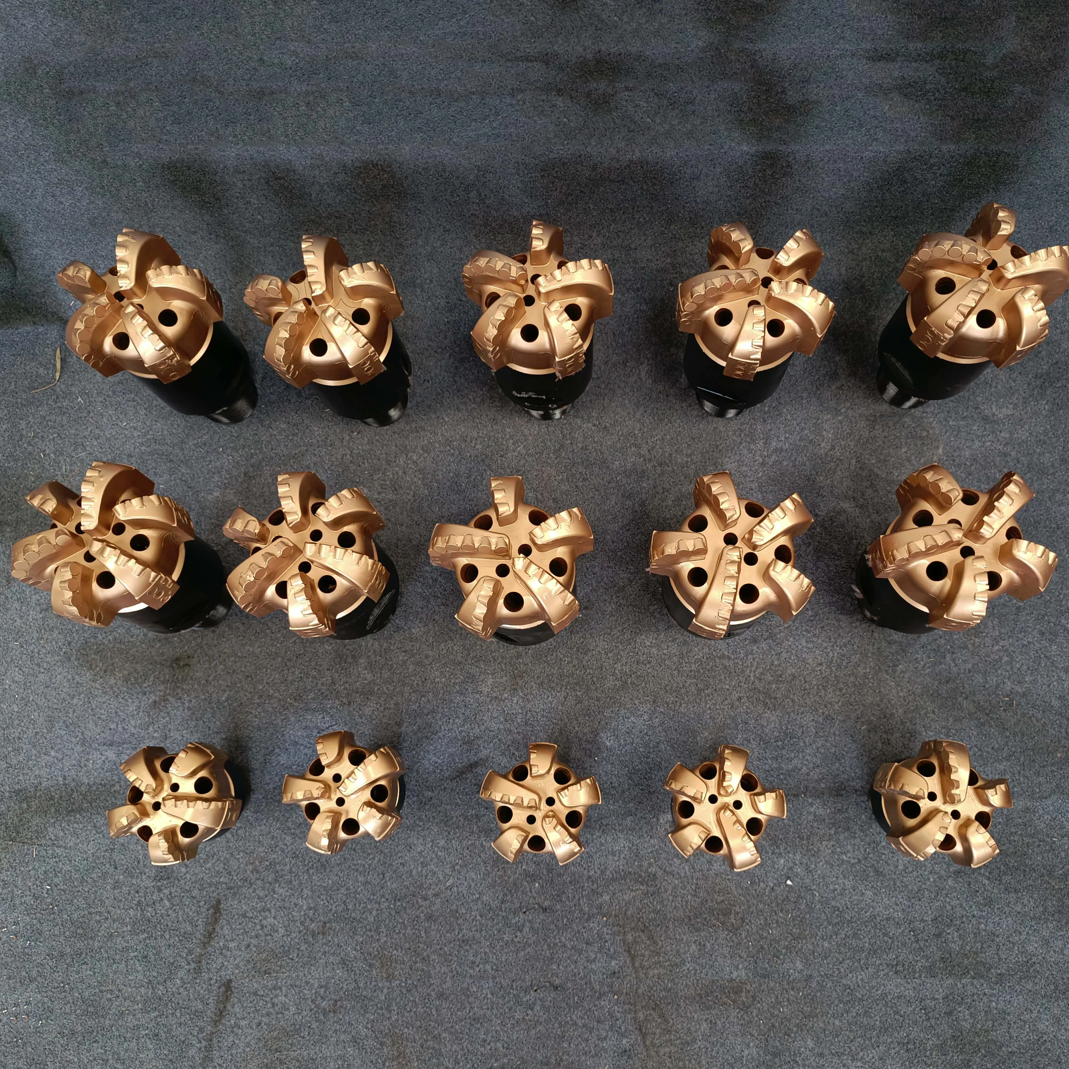 High Manganese Steel 6 blades Forging Rock Drill 200 mm Geological PDC Bit