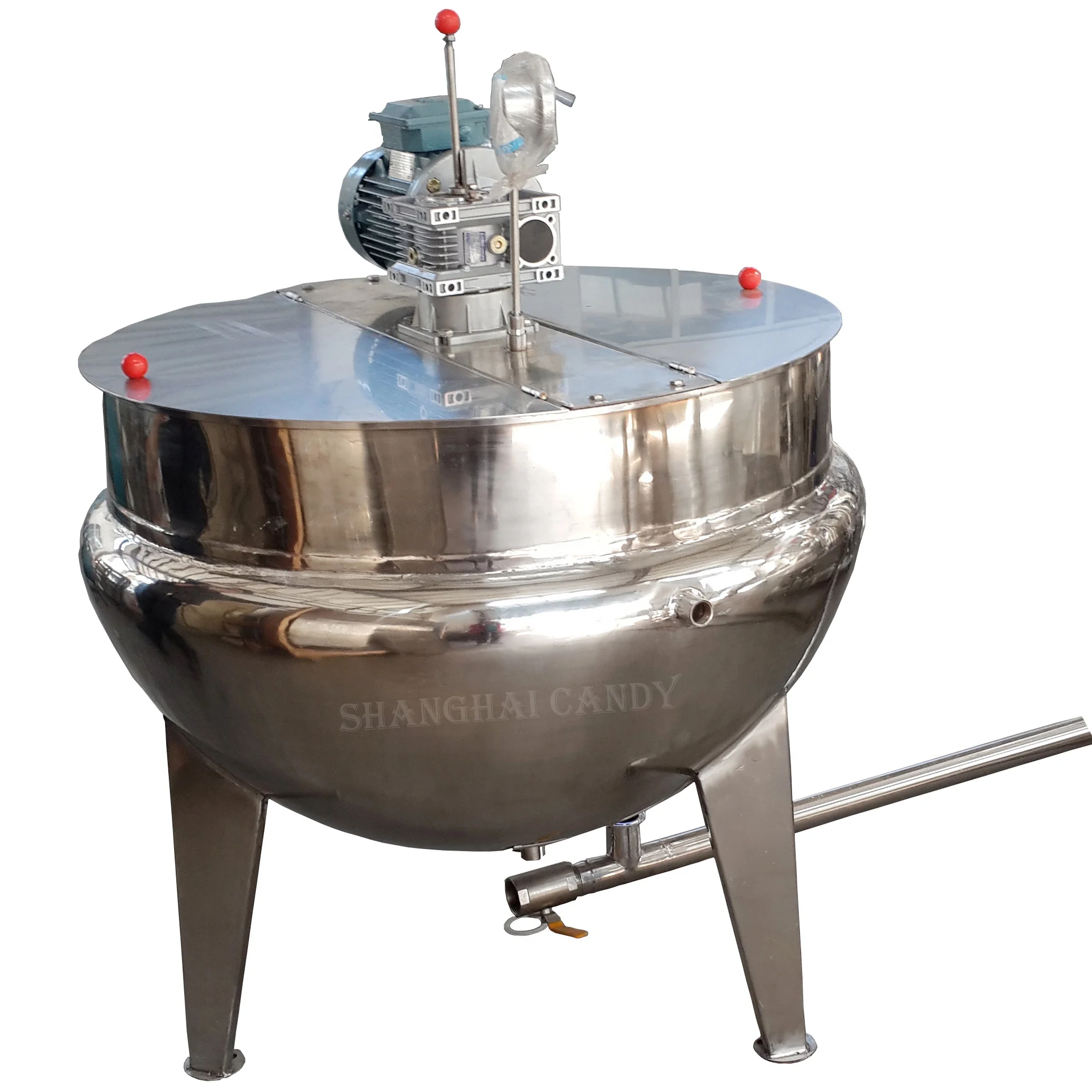 Steam Electric Heated Sugar Melt Cooker Machine