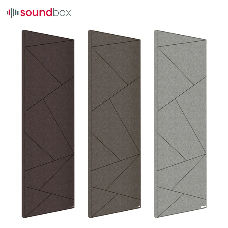 Soundbox Interior Wall Broadband Sound Absorption Acoustic Panel for HIFI Room Home