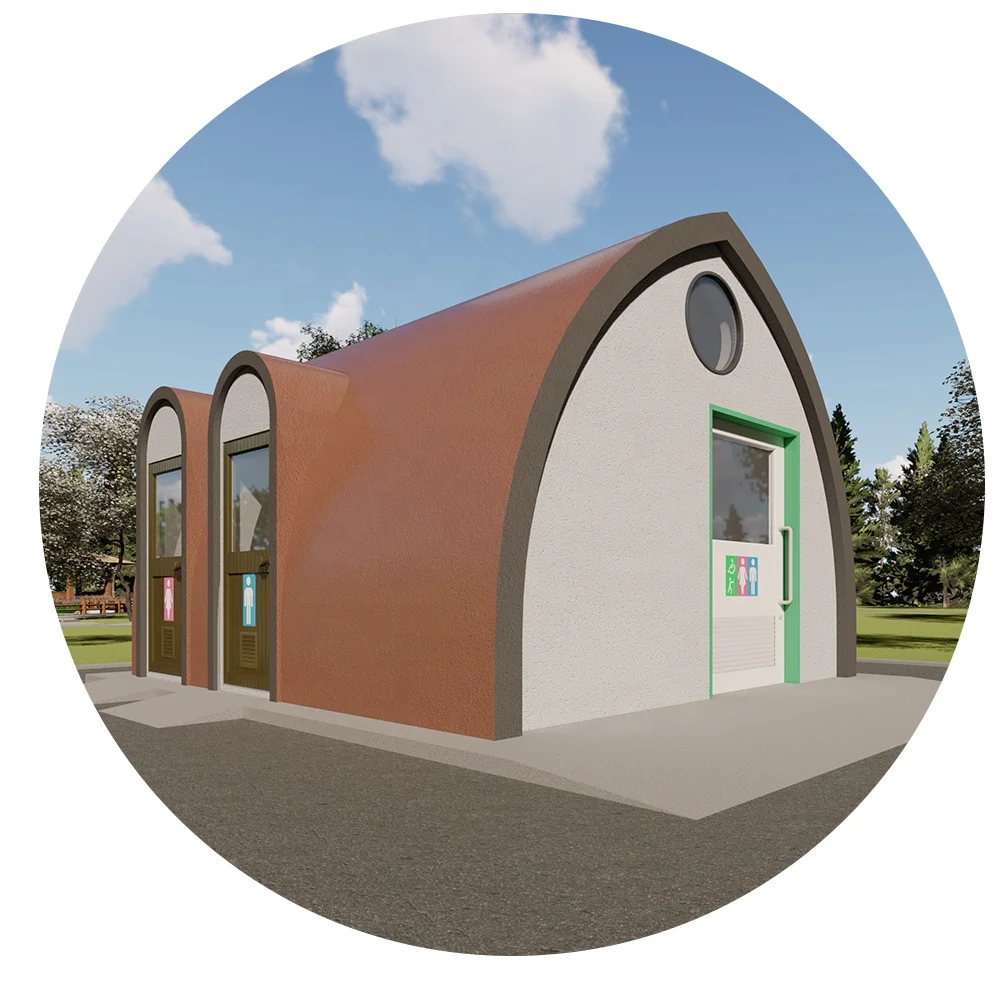 Ticket office small house Temporary resort building Simple assembly room