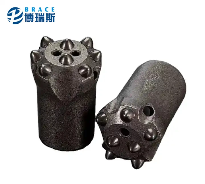 Tapered tungsten carbide button drill bits for mining customized