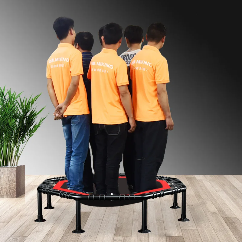 Feierdun Indoor Folding Professional Fitness Round Gymnastics Mini Cheap Trampoline For Kids Adults