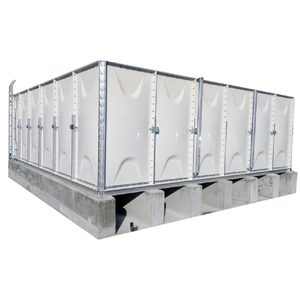 GRP FRP Drinking Water Storage Tank 10000 50000 Liter Square Fiberglass Rain Water Tank Cheap Price in Malaysia