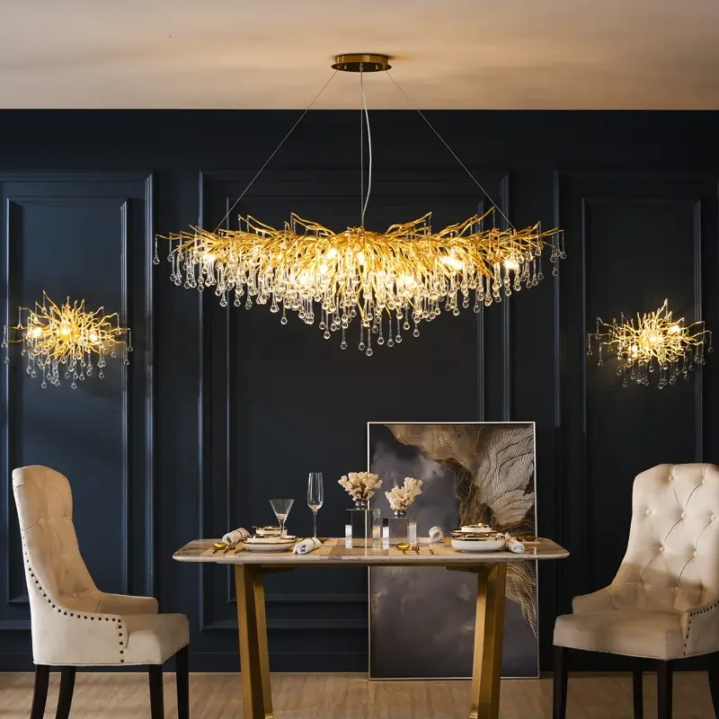 modern chandeliers for dining room custom made tree branches chandelier luxury rain drop chandelier