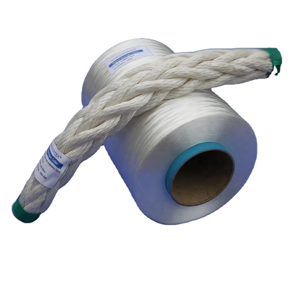 Offshore heavy lifts UHMWPE/HPPE/HDPE fiber for manufacture of Ocean cable/line/anchor/ mooring rope