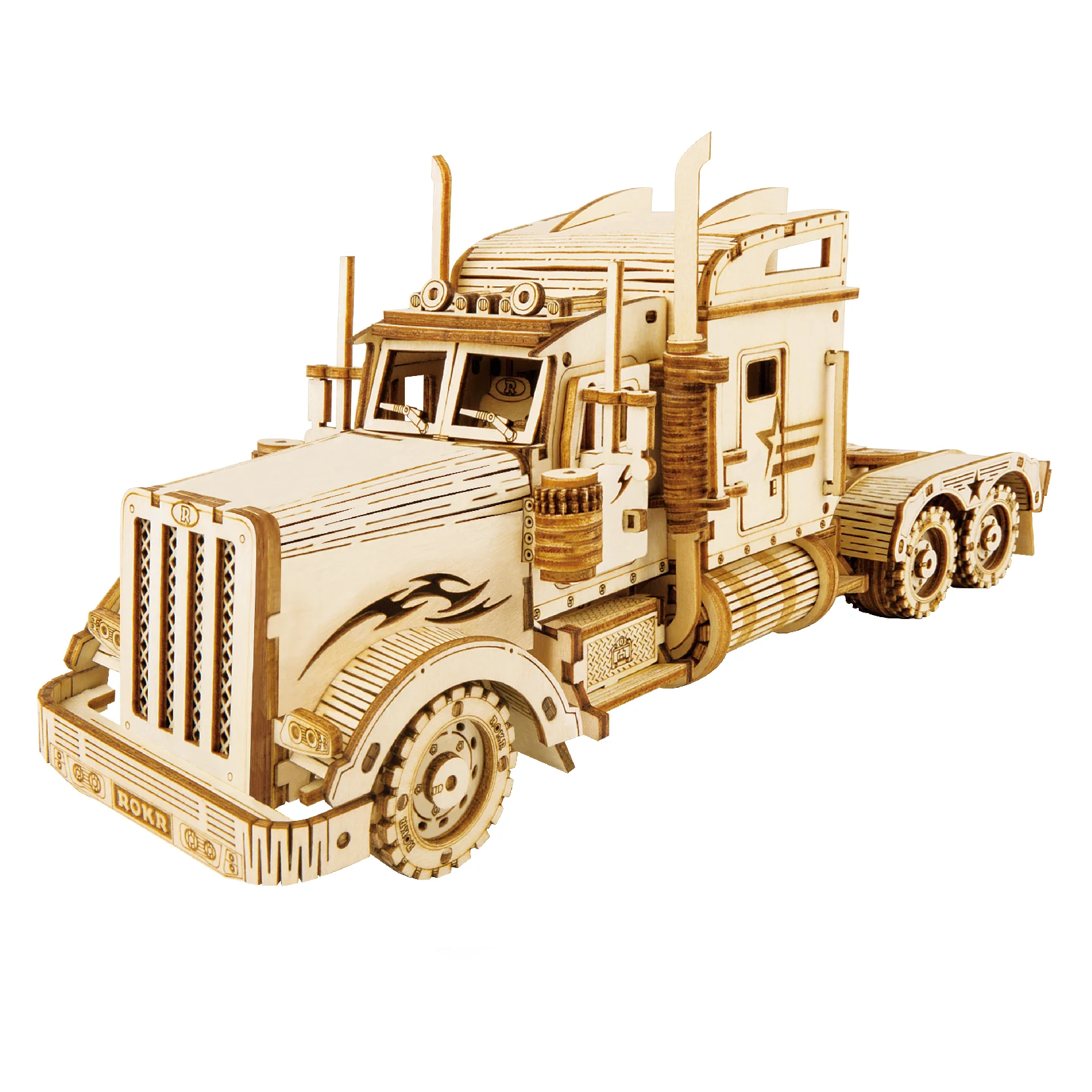 CPC Certificated Factory Rokr DIY Assembly Kits Mechanical Toys 3D Wooden Puzzle
