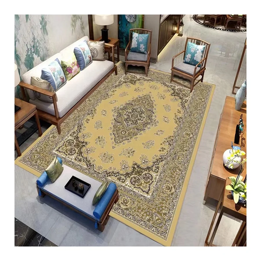 Luxe salon tapis velours materiau avec motif Designer expedition rapide tapis coureur lavable a la Machine