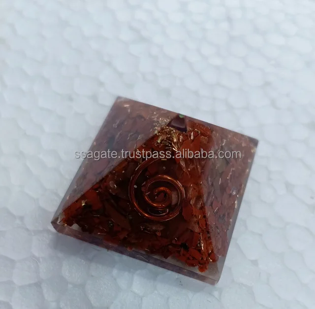 Red Jasper  Orgone Baby Pyramid  Wholesale Orgone Baby Pyramid Gemstone Orgone Baby Pyramid  Buy Online From S S AGATE