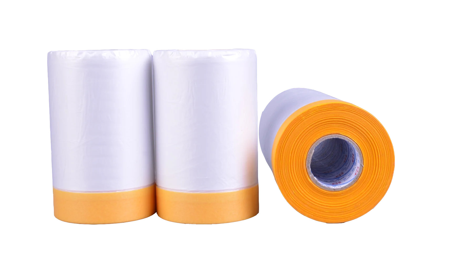 High temperature plastic automotive car pre taped masking film with tape
