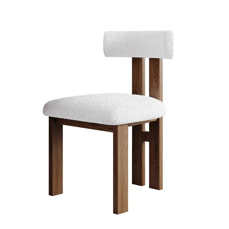 Designer ash wood frame optional fabric upholstered chair wooden chair modern luxury for dining room