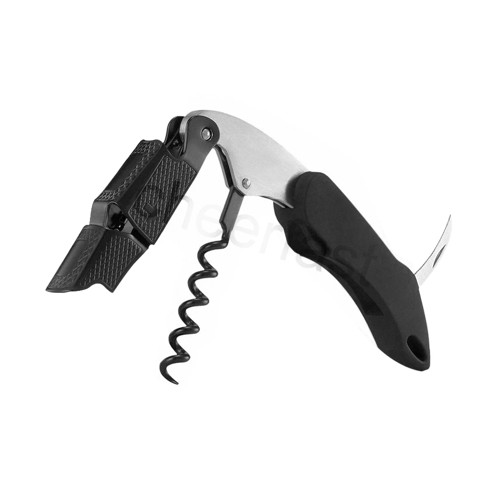 Welcome Printing Logo Foil Cutter Wine Key Plastic Corkscrew Wine Opener Wine Opener Corkscrew 3 In 1 Corkscrew New Design