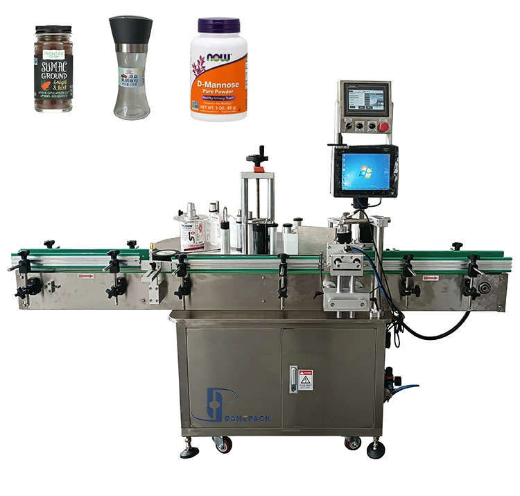 Round bottles automatic round bottle sticker labeling machine