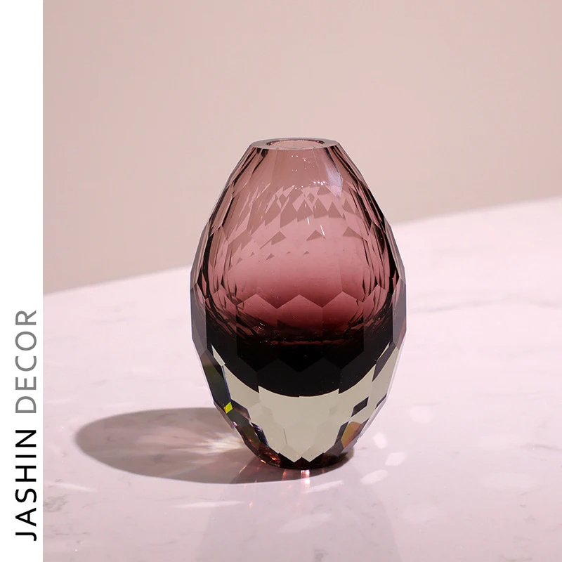 Hot selling table vase water planting CRISTAL vase  home decor creative modern glass vase