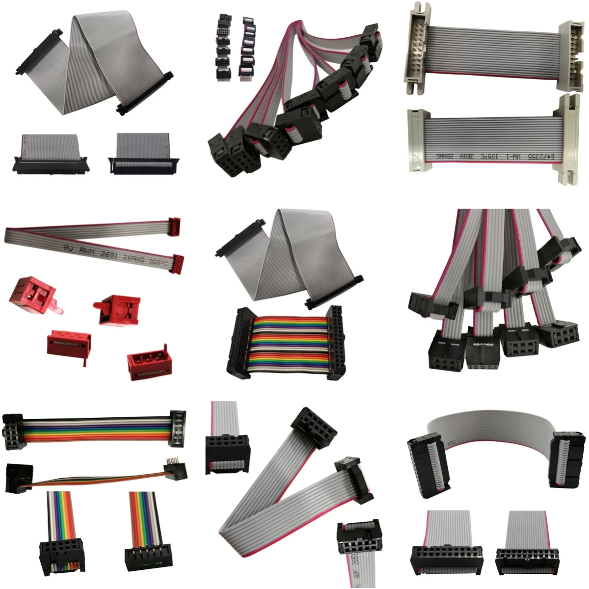 Custom female plug cable assembly 1.0mm 1.25mm 1.5mm 2.0 2.54mm pitch 2/3/4/5/6/10 Pin Molex connector