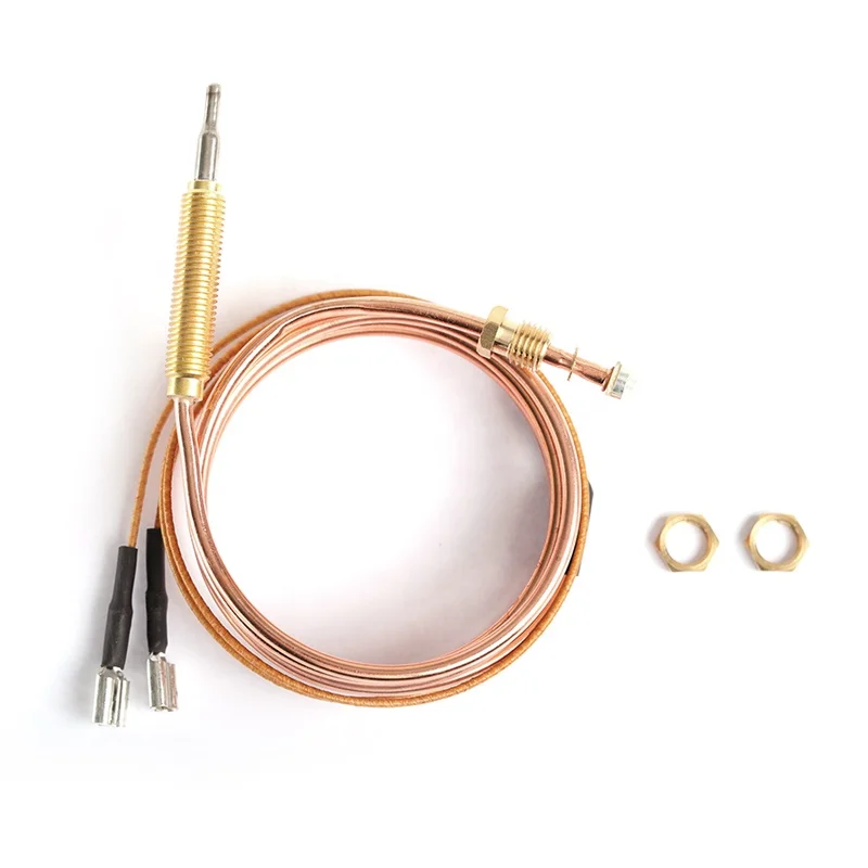 Jiali Double Wire Thermocouple With Copper Tube Safety Thermocouple For Gas Stove