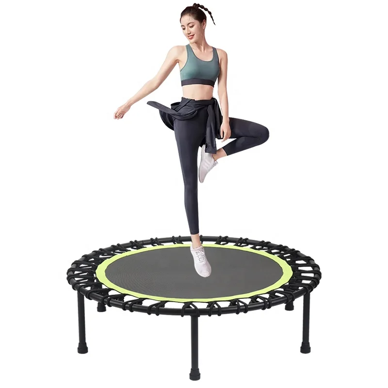 38inch Gymnastic Trampolines Outdoor Indoor Jumping Round Fitness Mini Trampoline