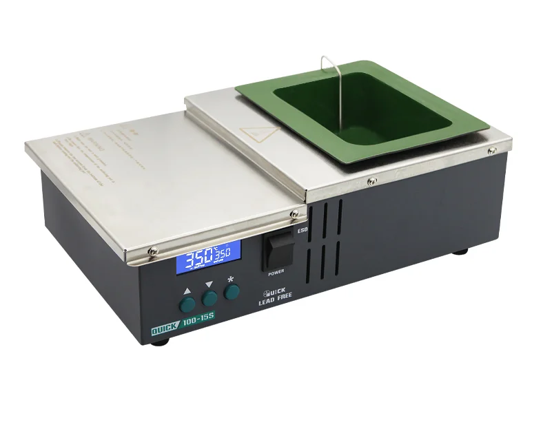 SMT rework Machine PCB soldering iron pot large capacity design solder pot machine 600W Quick 100-15S