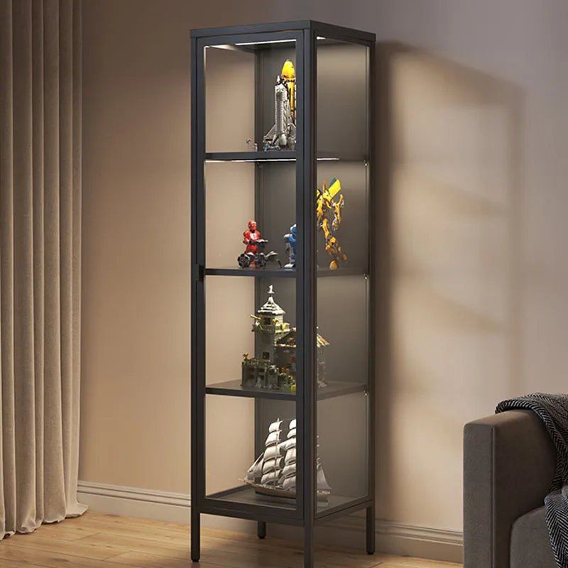 Современная комбинация витрина металлический винный шкаф