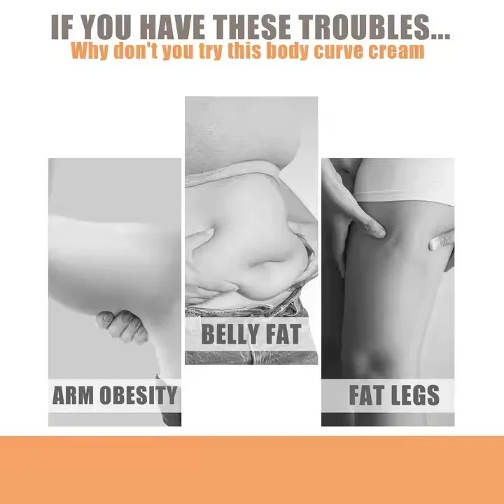 Slimming and Shaping Cream for Slimming and Tightening the Belly, Tightening the Curves and Firming the Skin