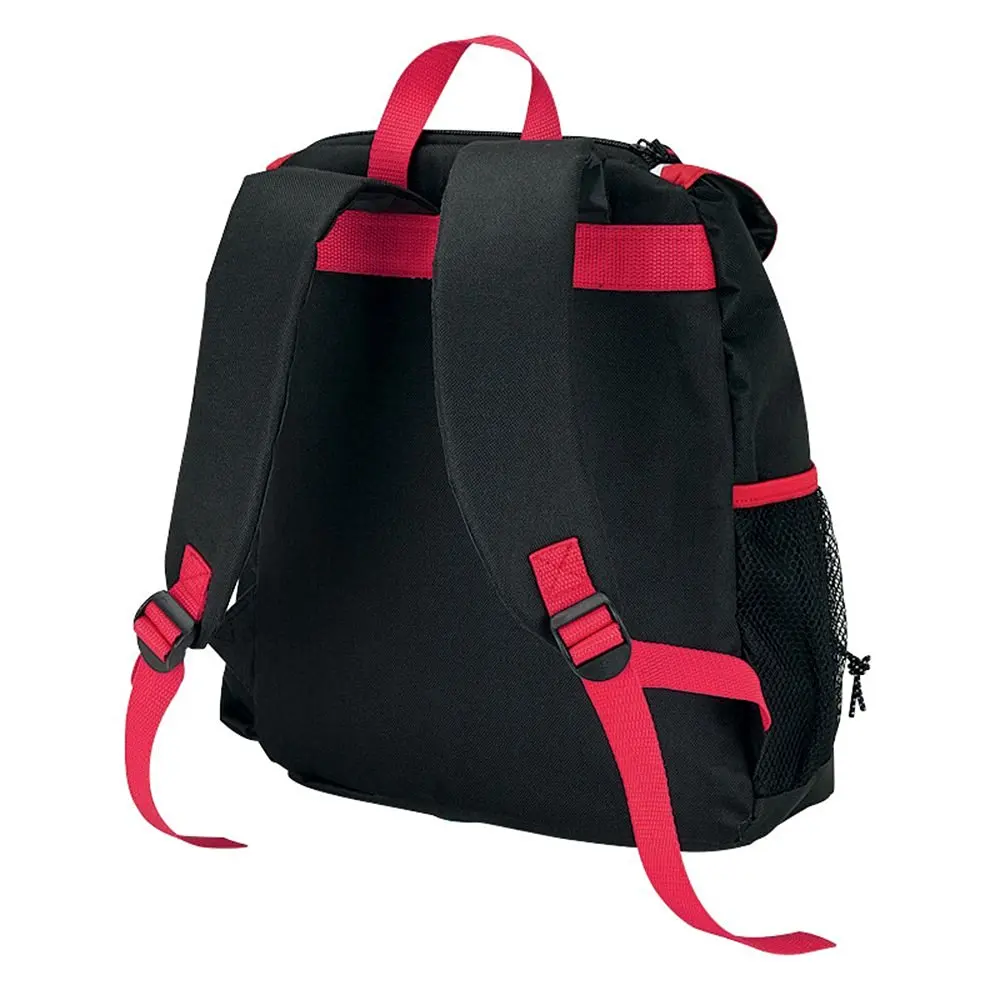 Black Durable 600D Material Cooler Backpack For Bottles