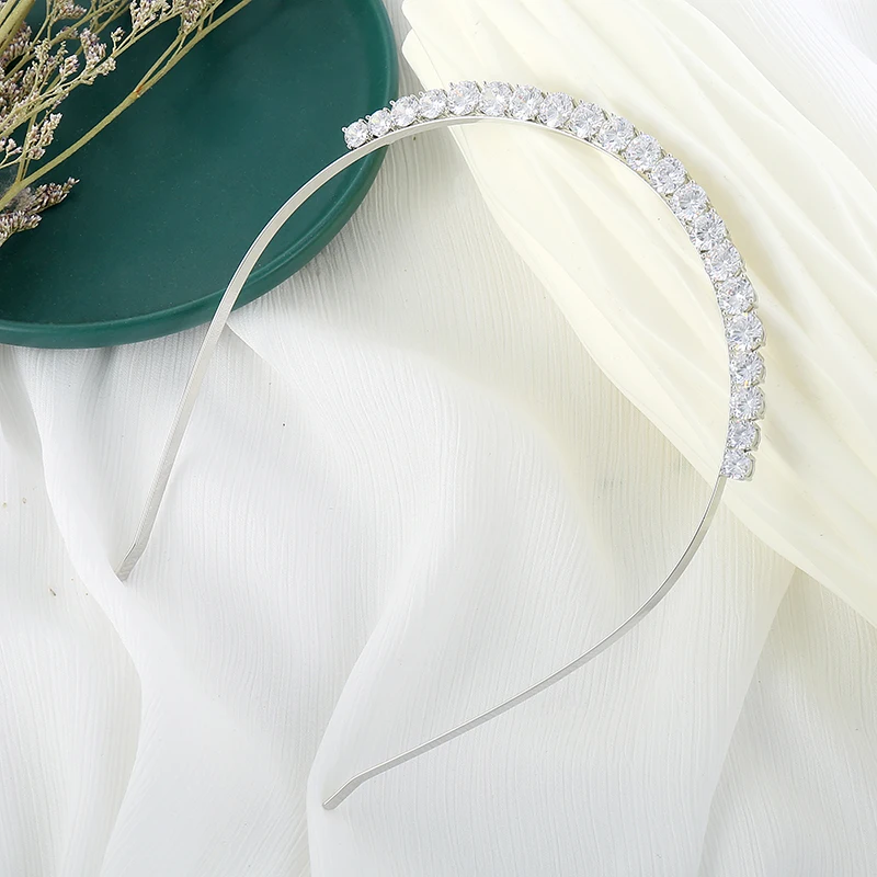 New Design brass bridal  Tiara hair band wedding dress hair ornament