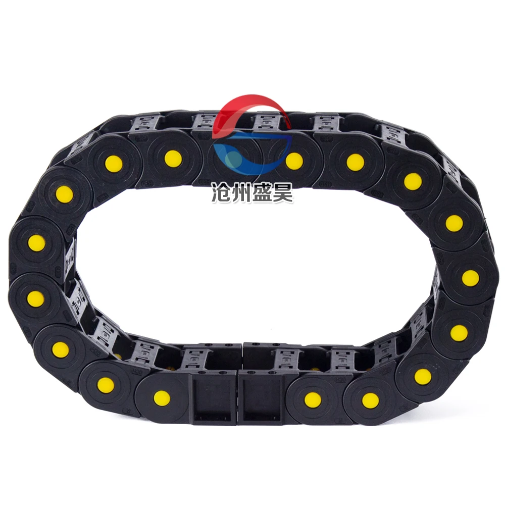 Bridge type flexible nylon machine tool plastic drag chain to CNC