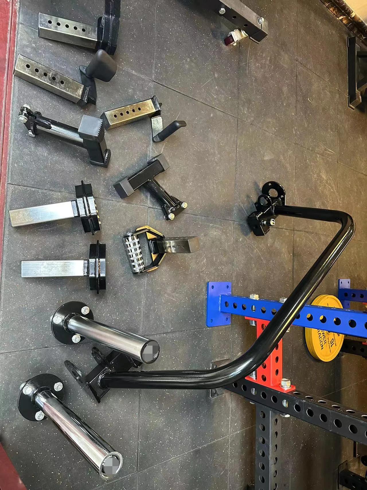 High quality trap bar with three handles