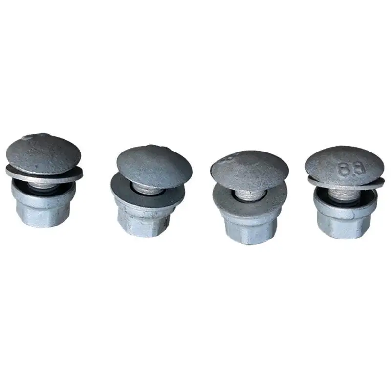 TR Bolts and Nuts  M16*40 Grade 5.8 Customized Galvanized Splice Bolts and Nuts Traffic Barriers Product Custom for Morocco