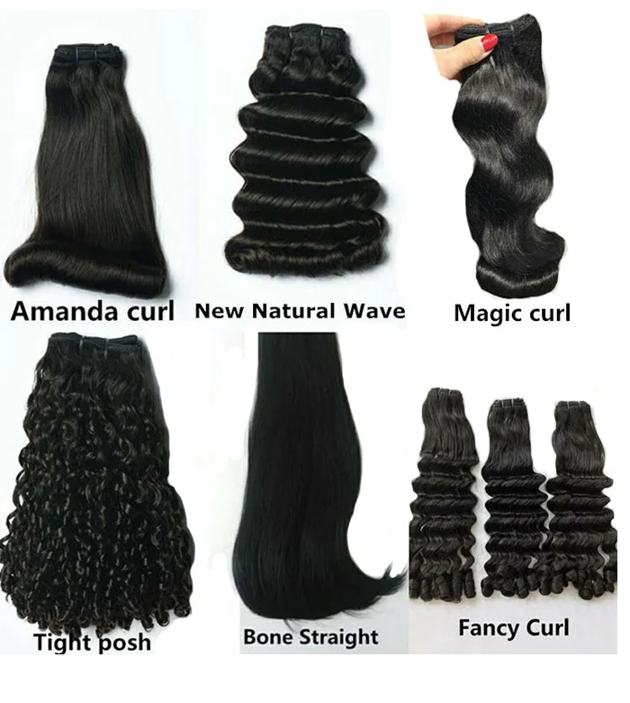 Pixie Curly Double Drawn Bundles With Closure Pissy Curls Hair Double Drawn Vietnam Bone Straight Super Double Drawn Raw Hair