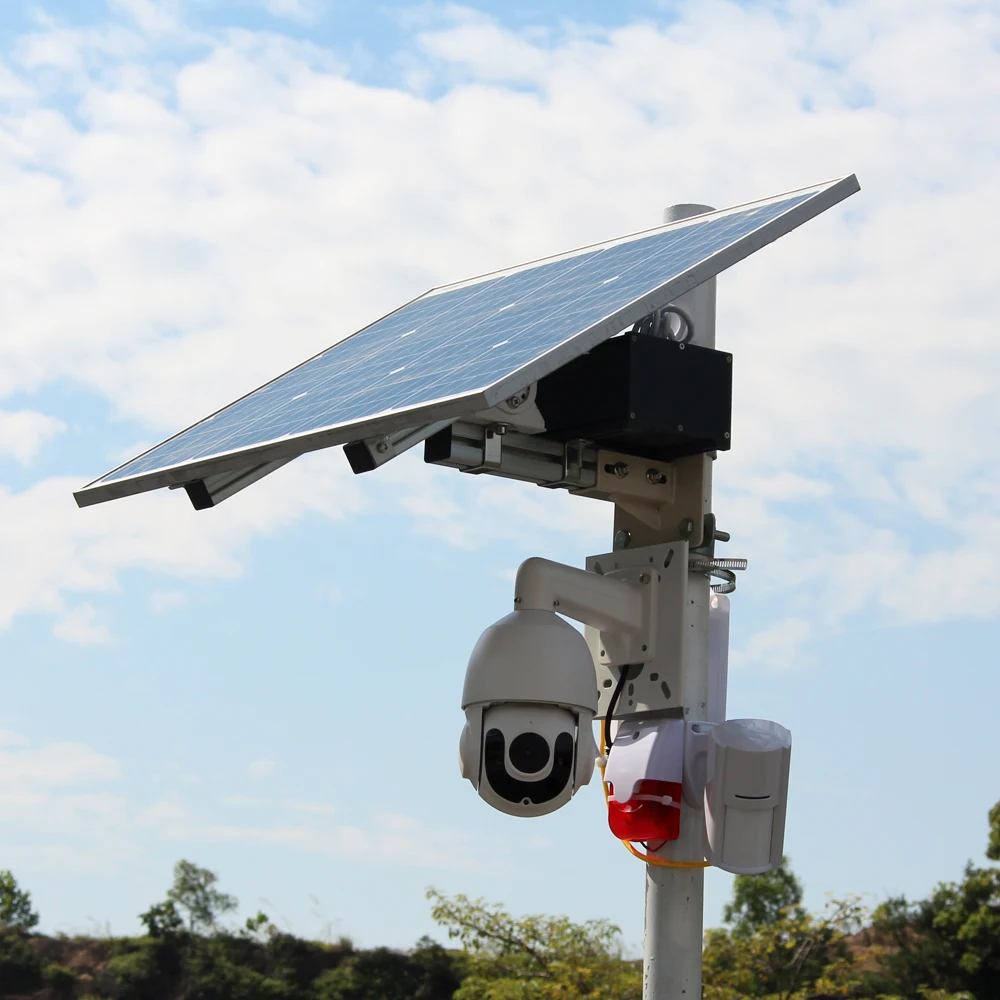 Professional 1080P star light sensor 18X optical zoom ptz outdoor  PIR wifi gsm solar camera 4g solar cctv camera