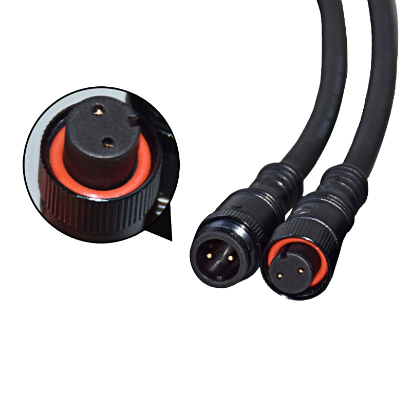 
M8 M16 M15 electric plug waterproof 2 3 4 5 6 pin M12 cable connector for LED lighting outdoor 