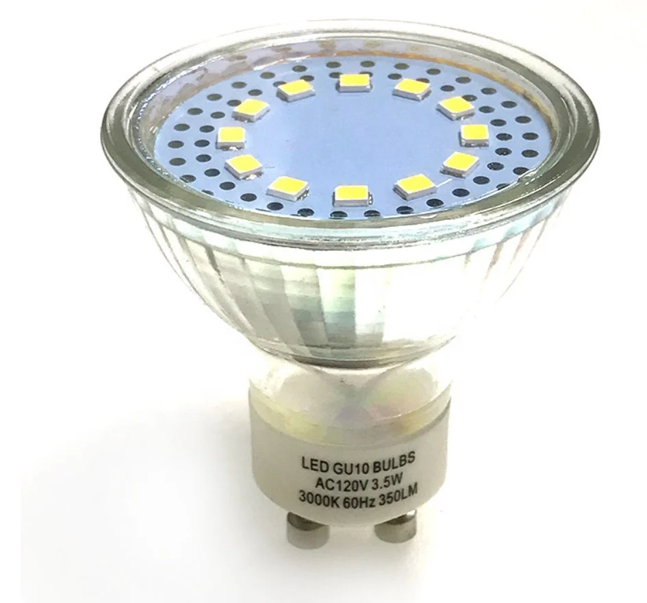 
GU10 reflector glass + ceramic material 120V/220V 