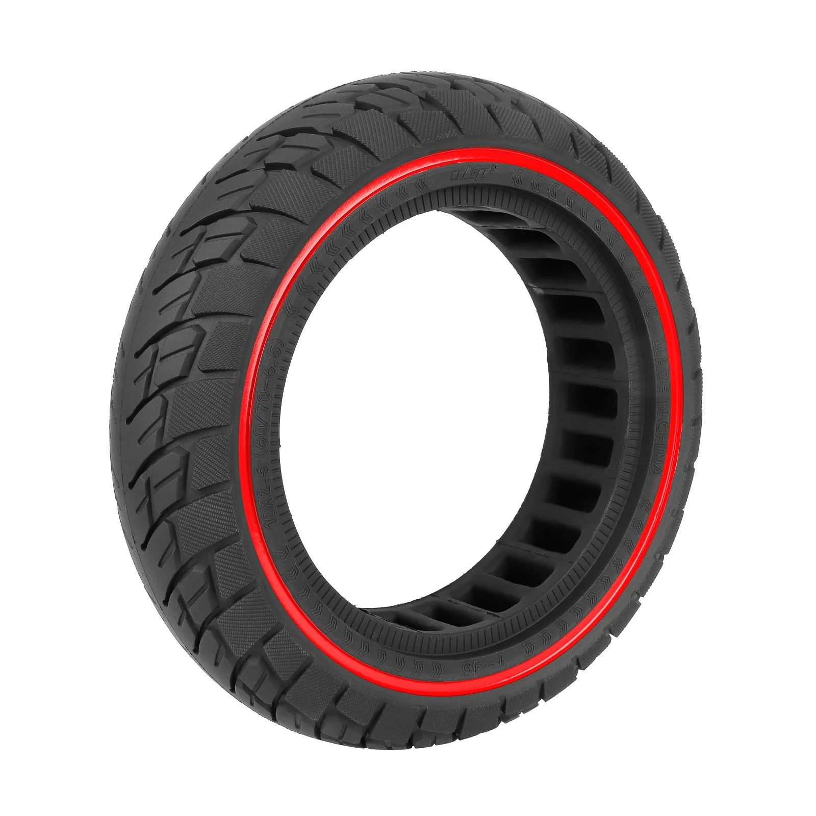 10*2.5 red ring solid tire slot 45mm for Ninebot Max G30 series electric scooter