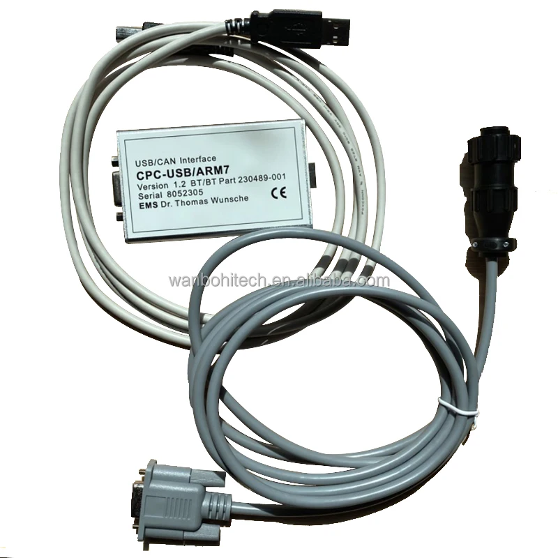 Toyota BT вилочный погрузчик Canbox CPC USB ARM7 Диагностический кабель для грузовика диагностический инструмент CAN Интерфейс